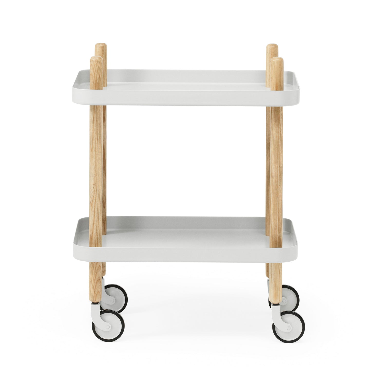 Normann Copenhagen Block tarjoiluvaunu vaaleanharmaa