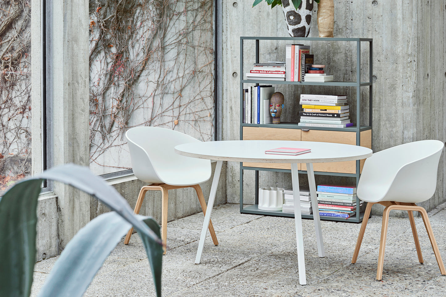 HAY About a Chair AAC22 valkoinen/tammi
