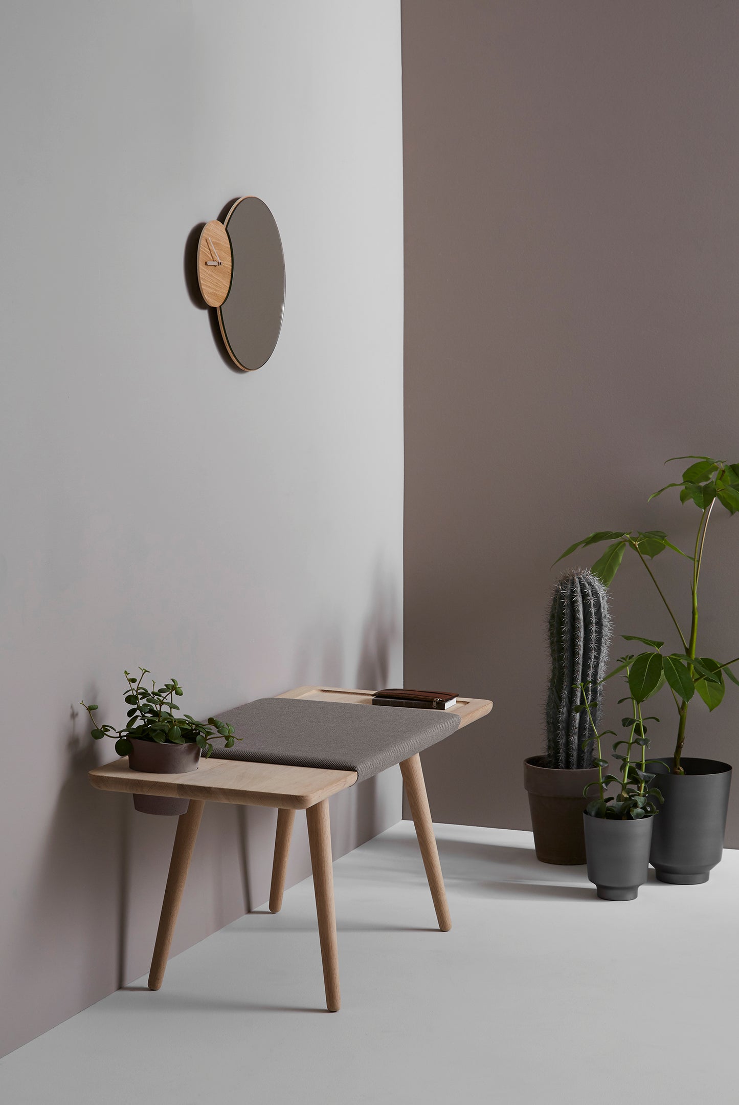 WOUD Timewatch peili/kello tammi