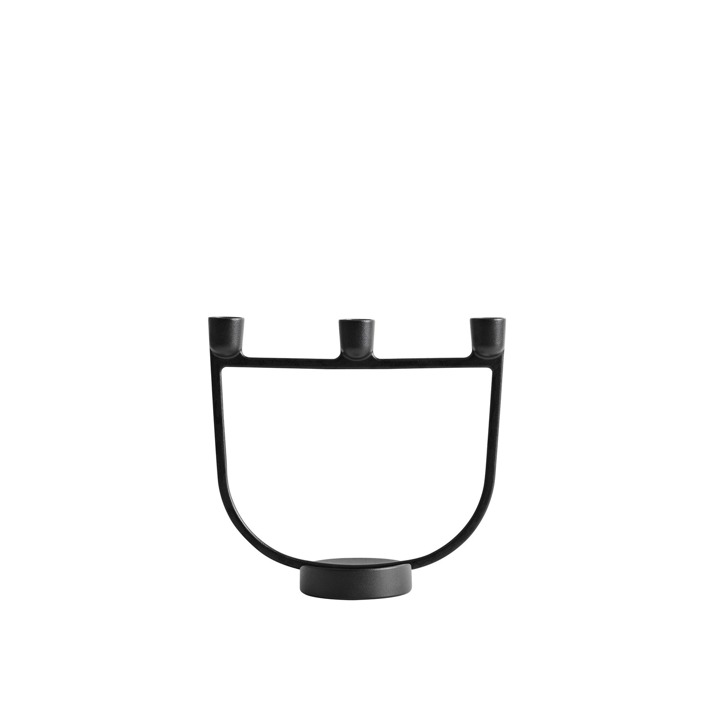 Muuto Open Candelabra kynttelikkö musta