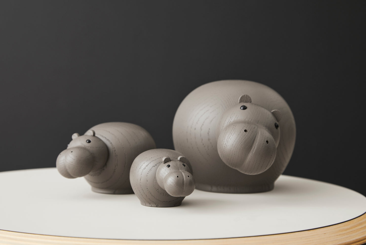 WOUD Hibo Hippopotamus mini taupe
