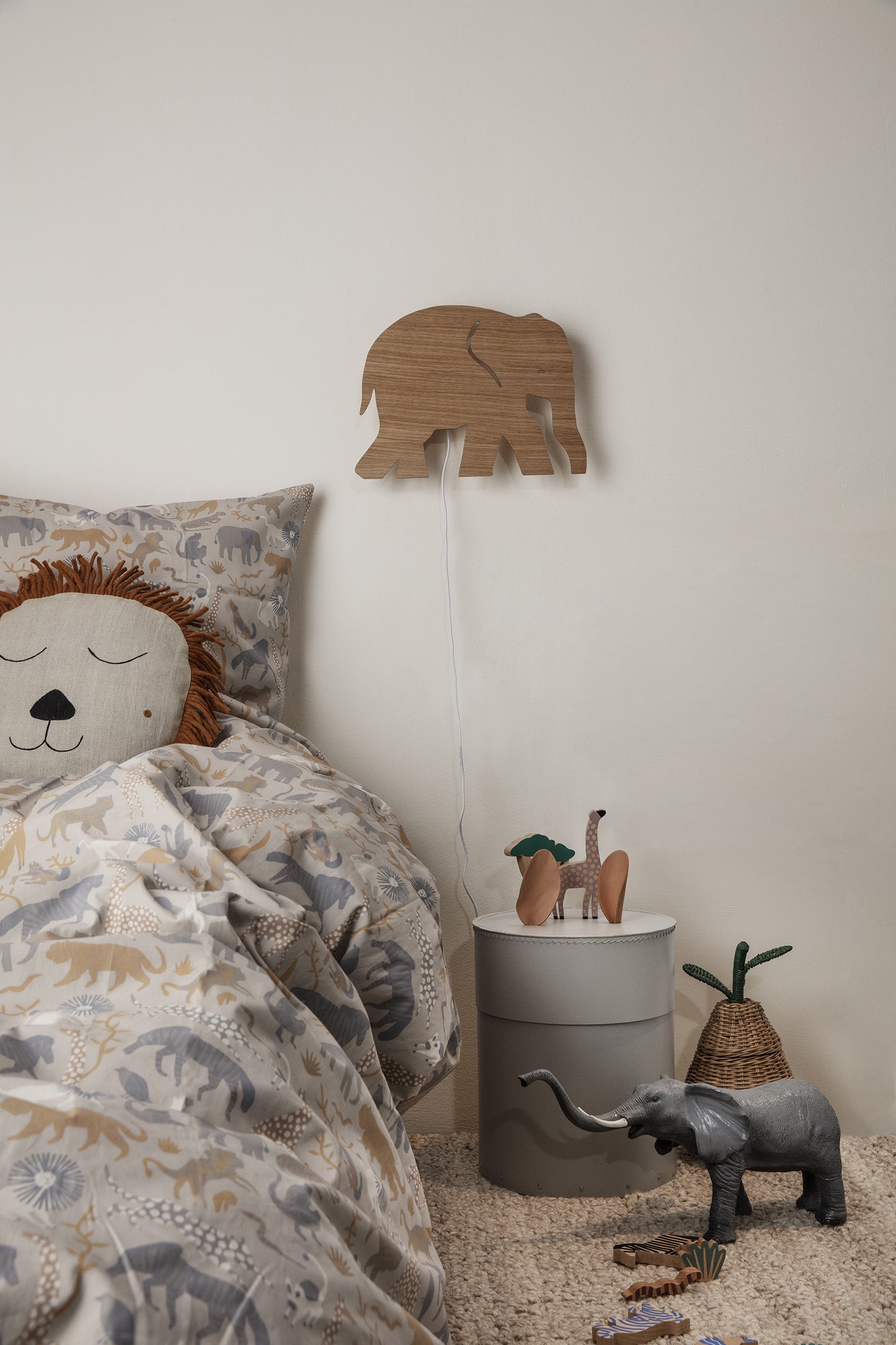 Ferm Living Safari Leijona tyyny natural