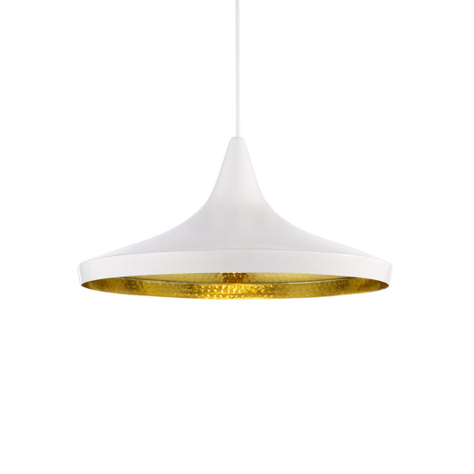 Tom Dixon Beat Light Wide valaisin valkoinen