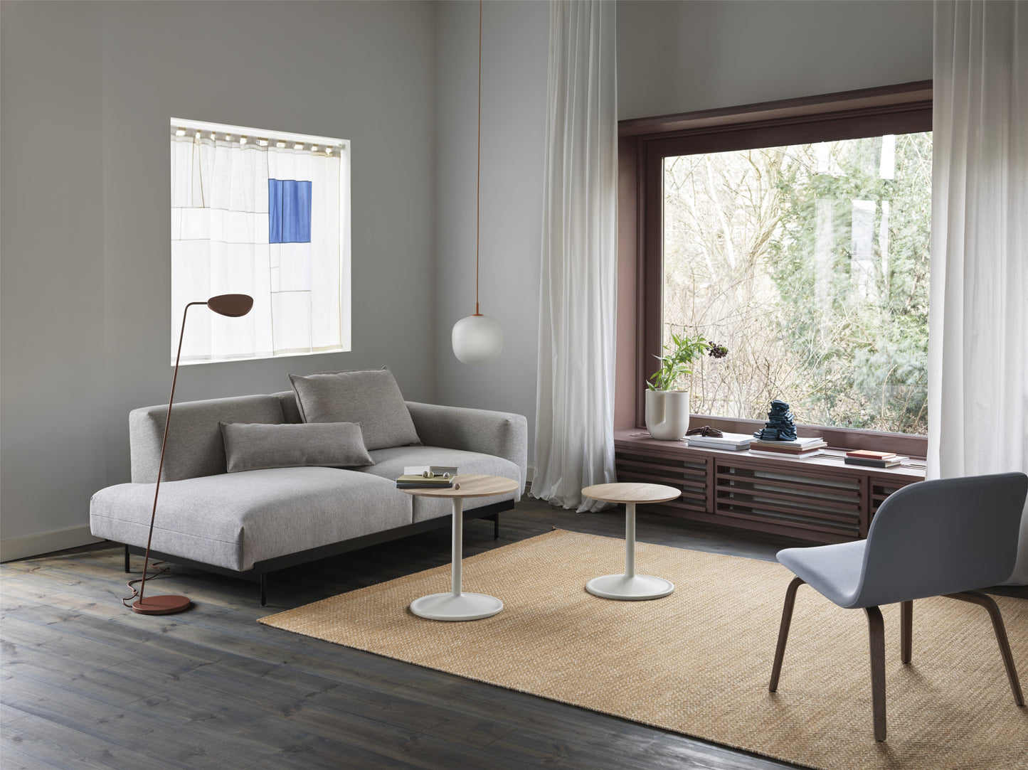Muuto In Situ moduulisohva 2-istuttava Clay 12/musta
