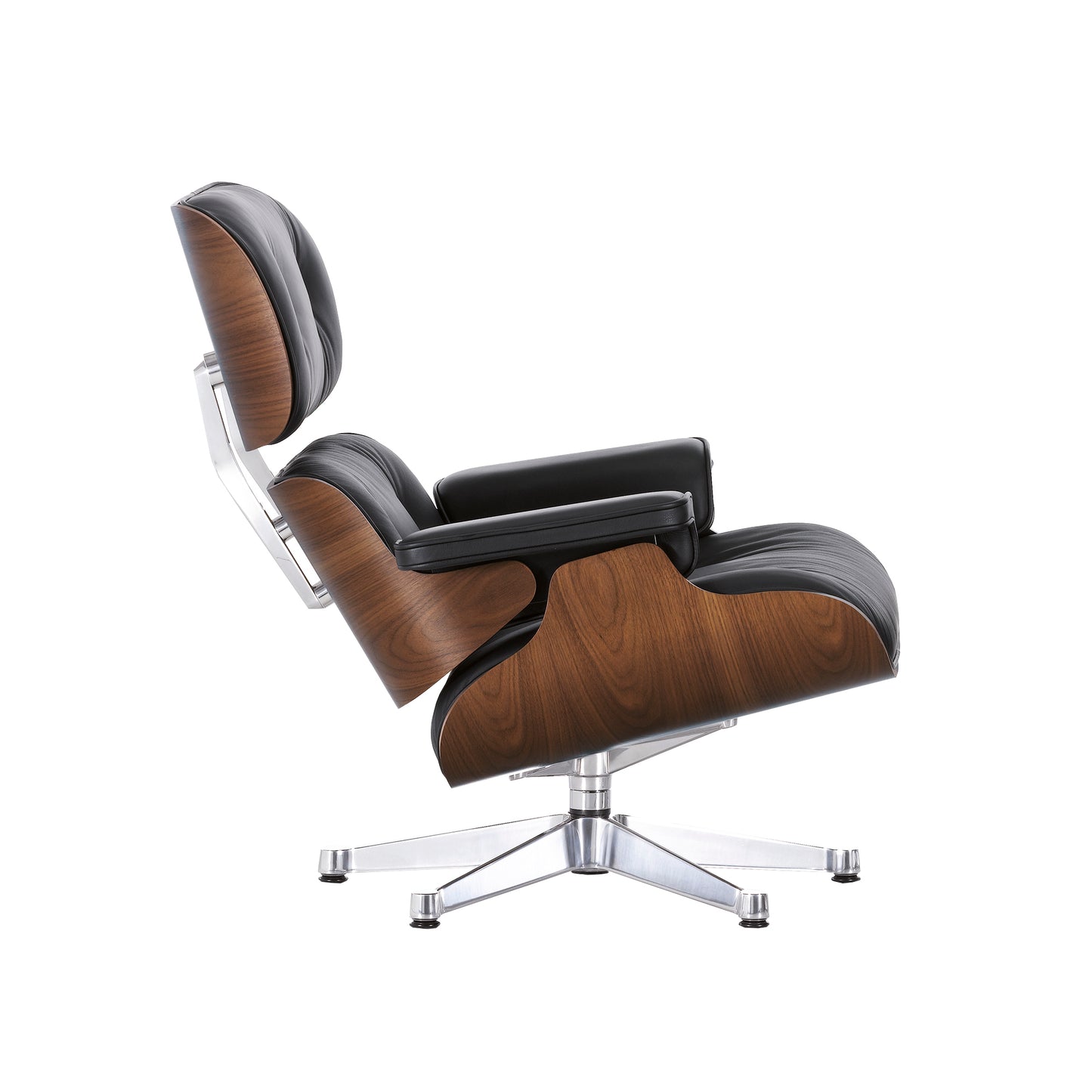 Vitra Eames Lounge Chair pähkinä/musta nahka