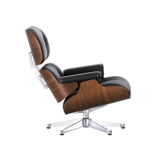 Vitra Eames Lounge Chair pähkinä/musta nahka
