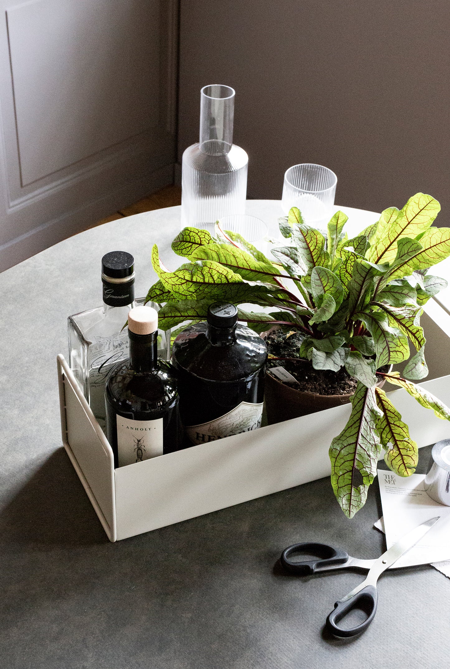 Ferm Living Plant box pieni vaaleanharmaa