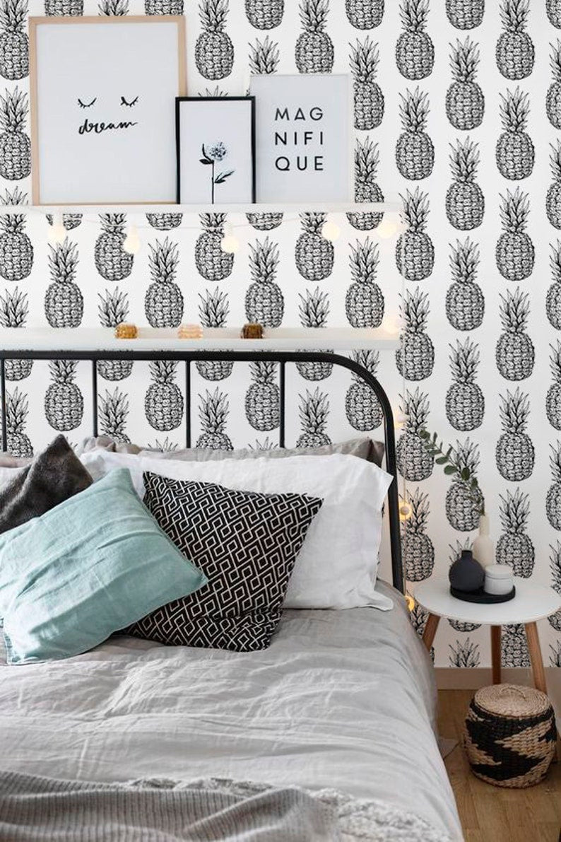 Pineapples Peel And Stick Wallpaper