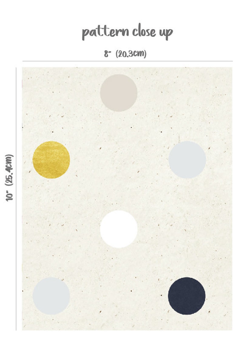 Dots Removable Wallpaper For Kids Room