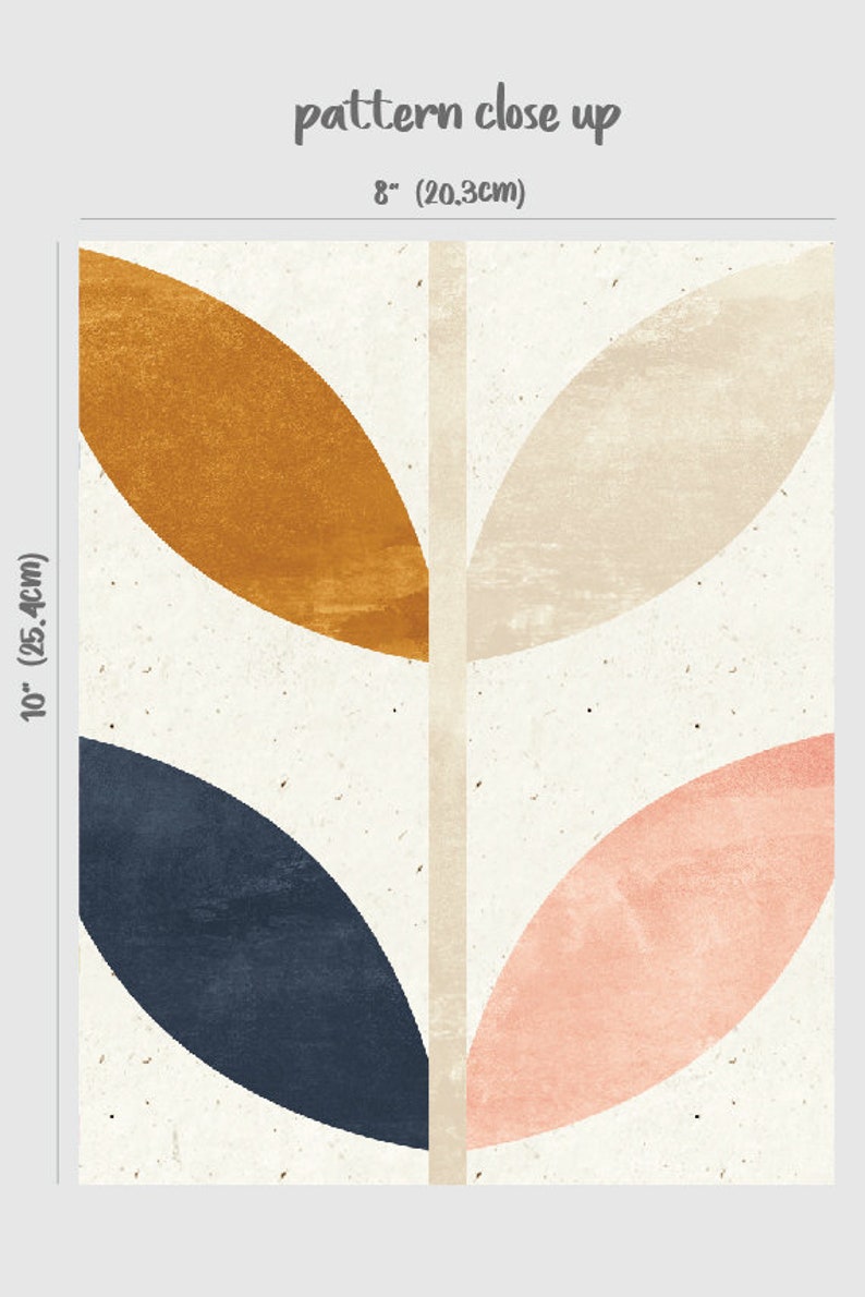 Leaves Pattern Removable Wallpaper
