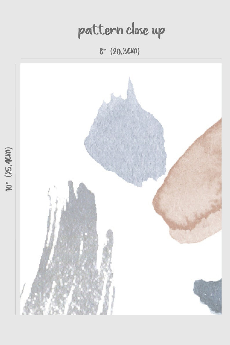 Watercolor Brush Stroke Wall Mural