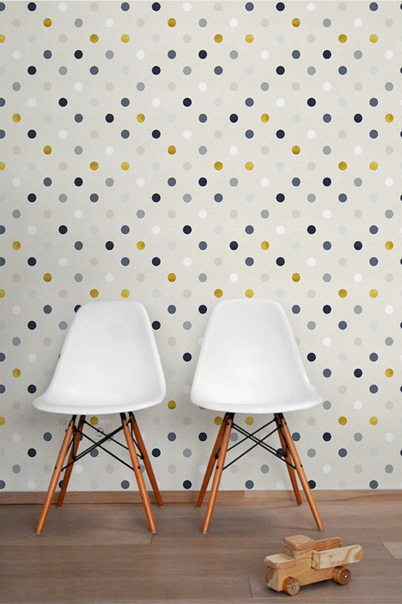 Dots Removable Wallpaper For Kids Room