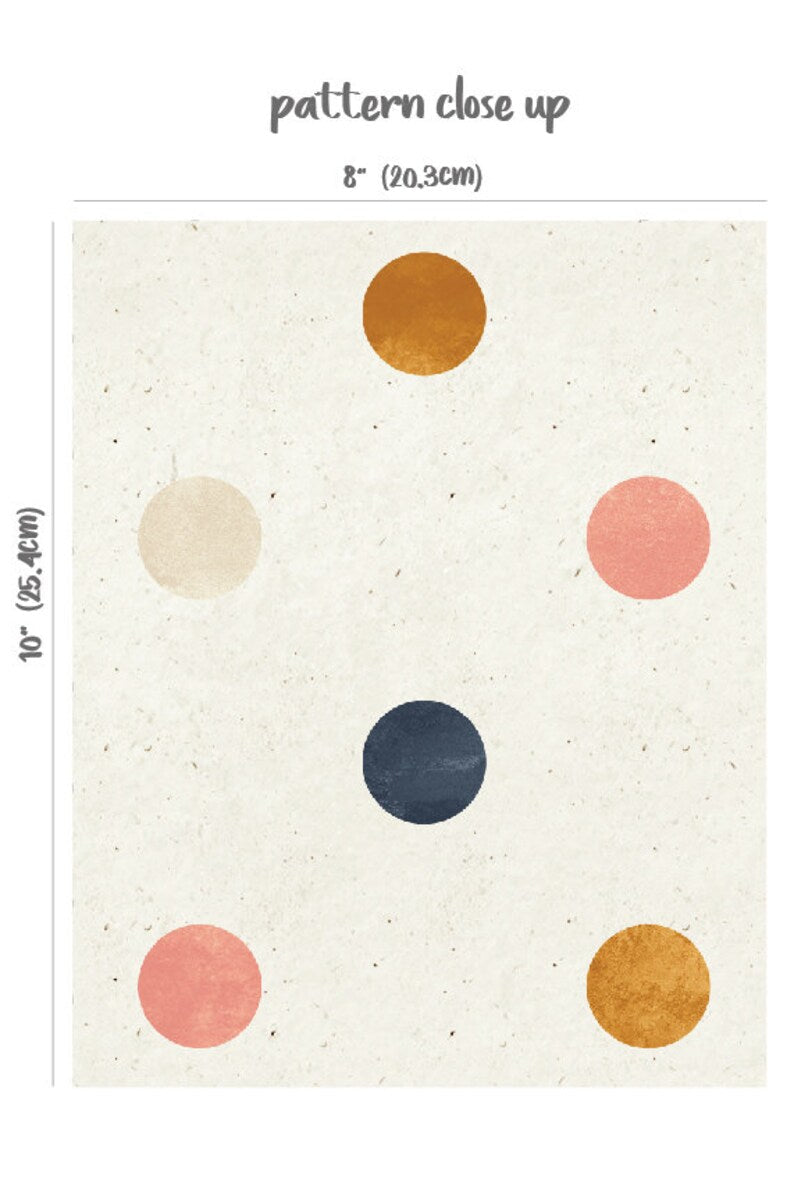 Colorful Dots Peel And Stick Wallpaper