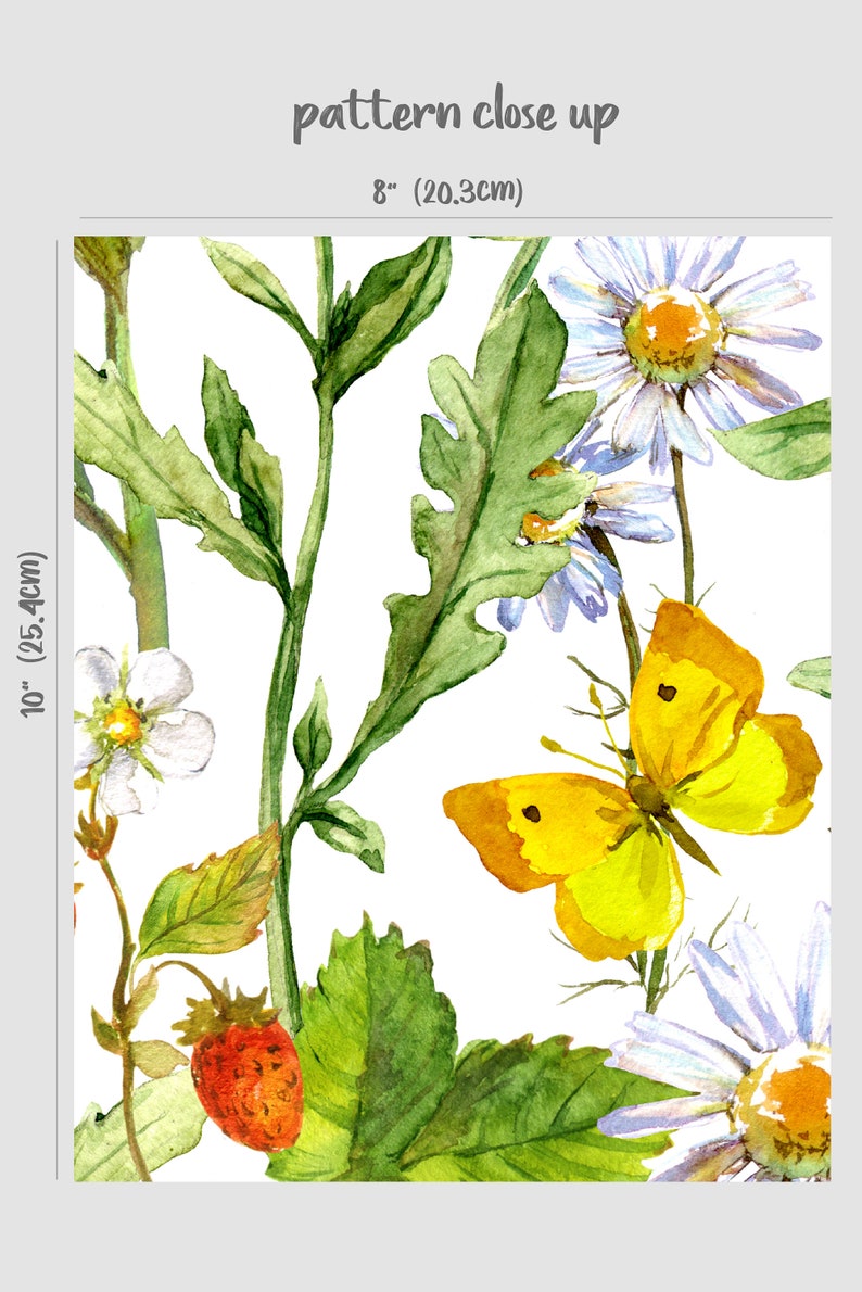 Summer Pattern Removable Wallpaper