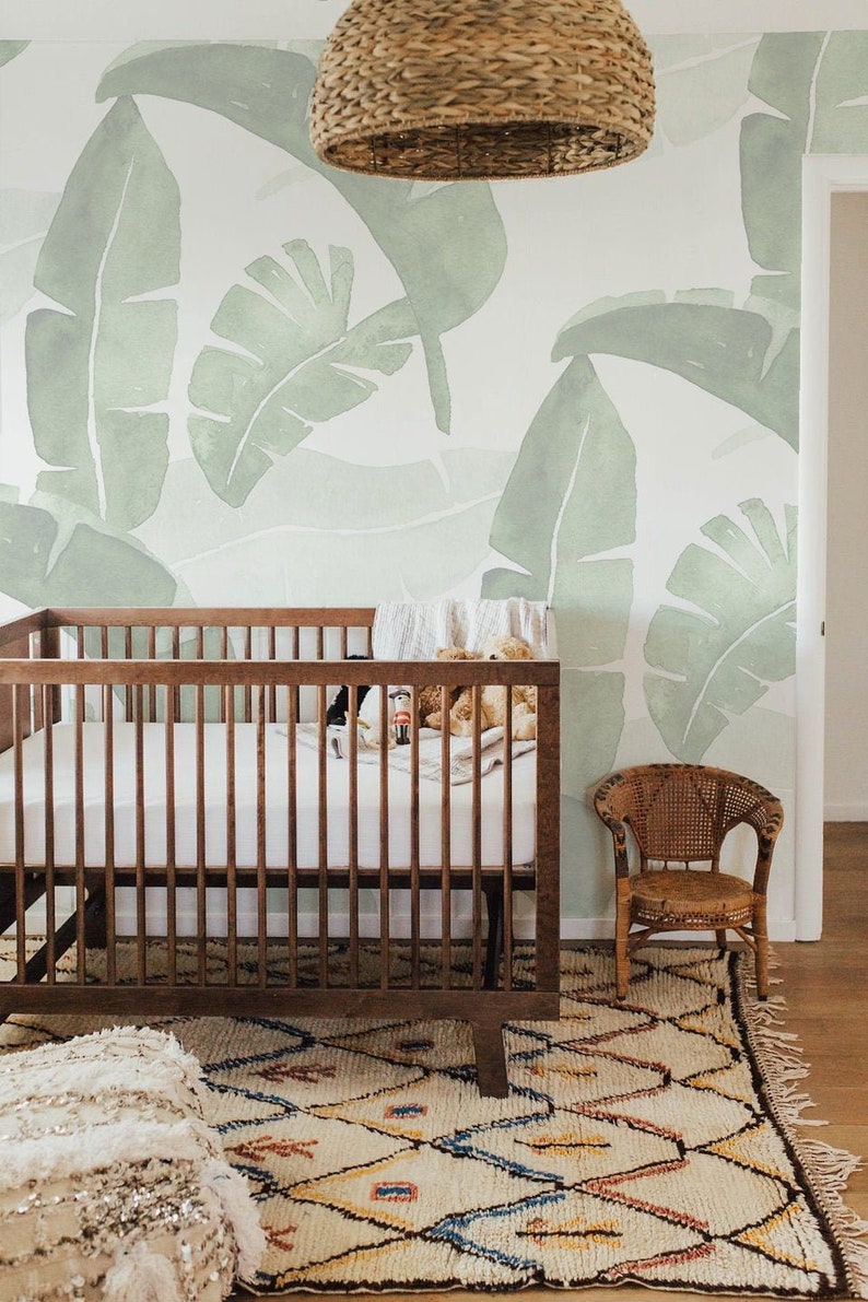 Large Banana Leaves Wall Mural