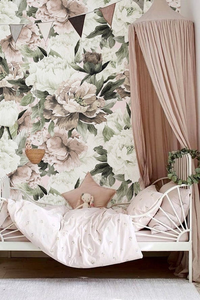 Large Peonies Wall Mural