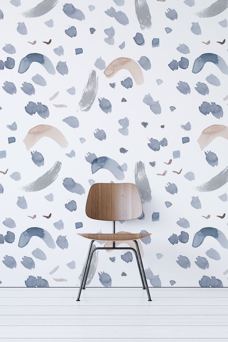 Watercolor Brush Stroke Wall Mural