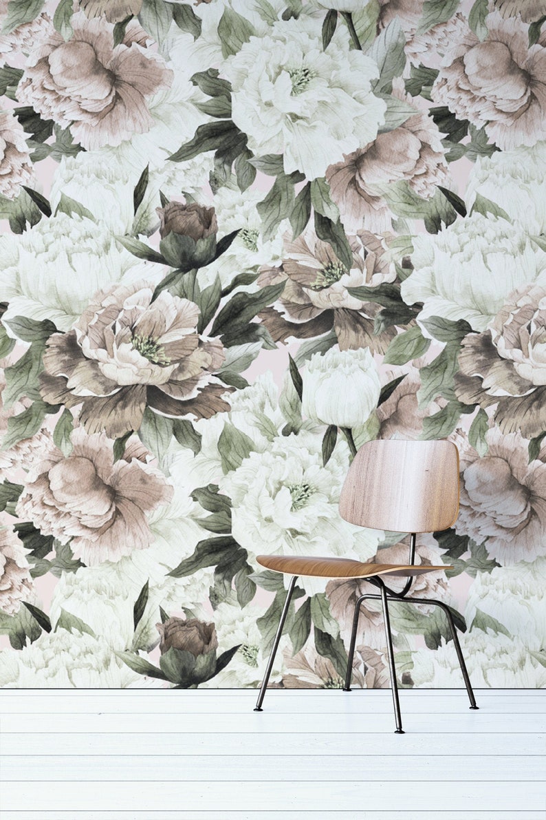 Large Peonies Wall Mural