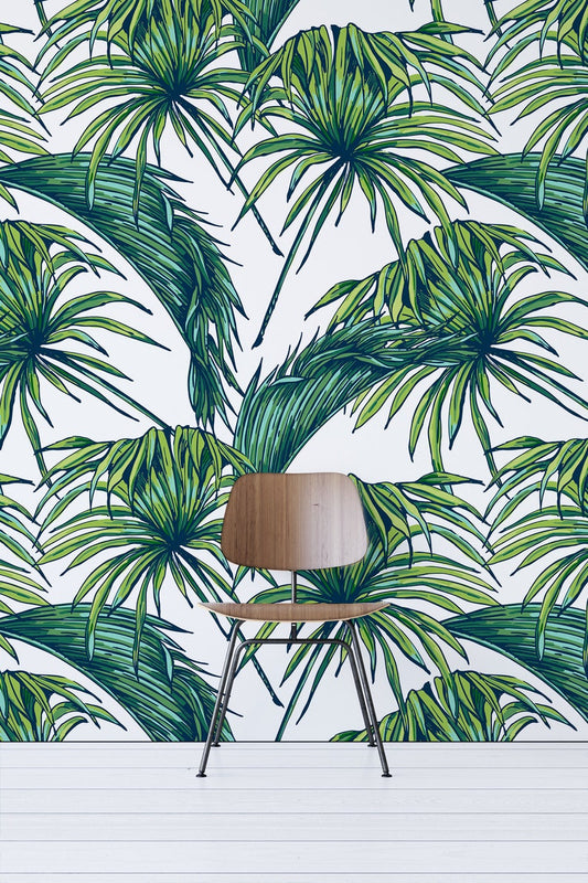 Tropical Palm Wallpaper Mural