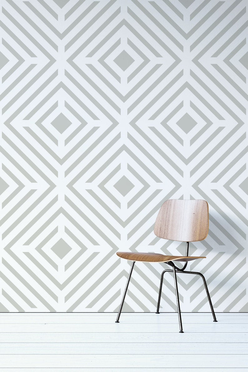 Geometric Wall Mural