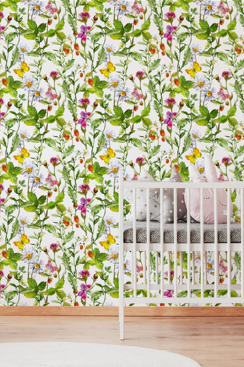 Summer Pattern Removable Wallpaper