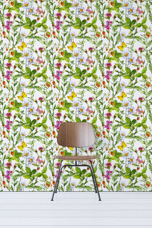 Summer Pattern Removable Wallpaper