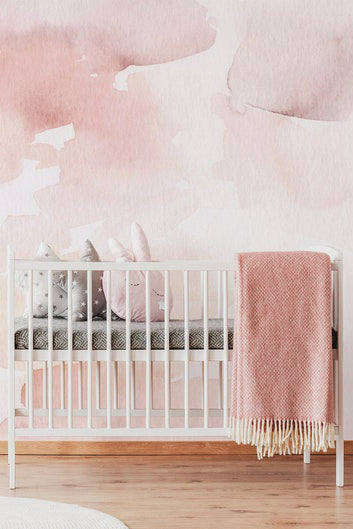 Watercolor wallpaper mural