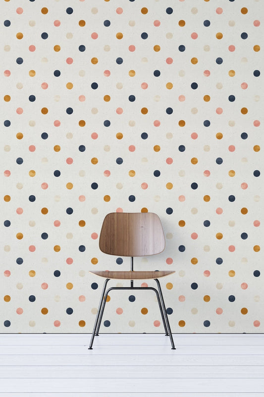 Colorful Dots Peel And Stick Wallpaper
