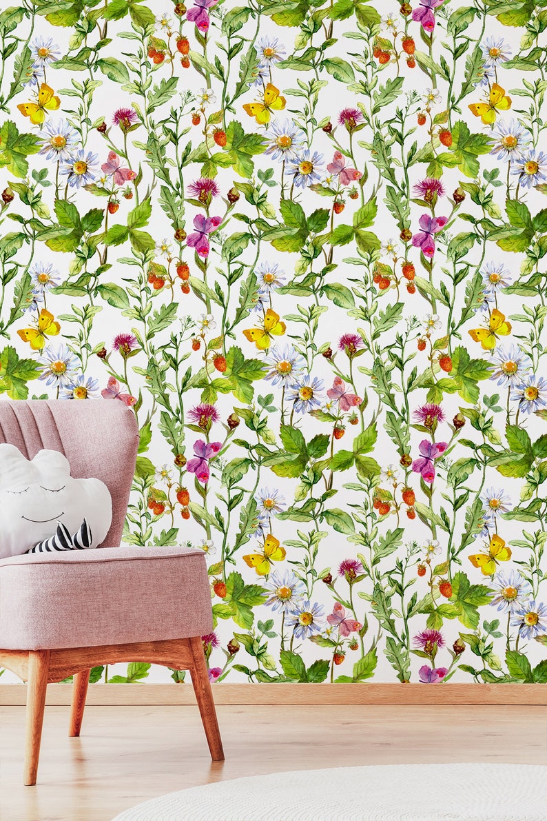 Summer Pattern Removable Wallpaper
