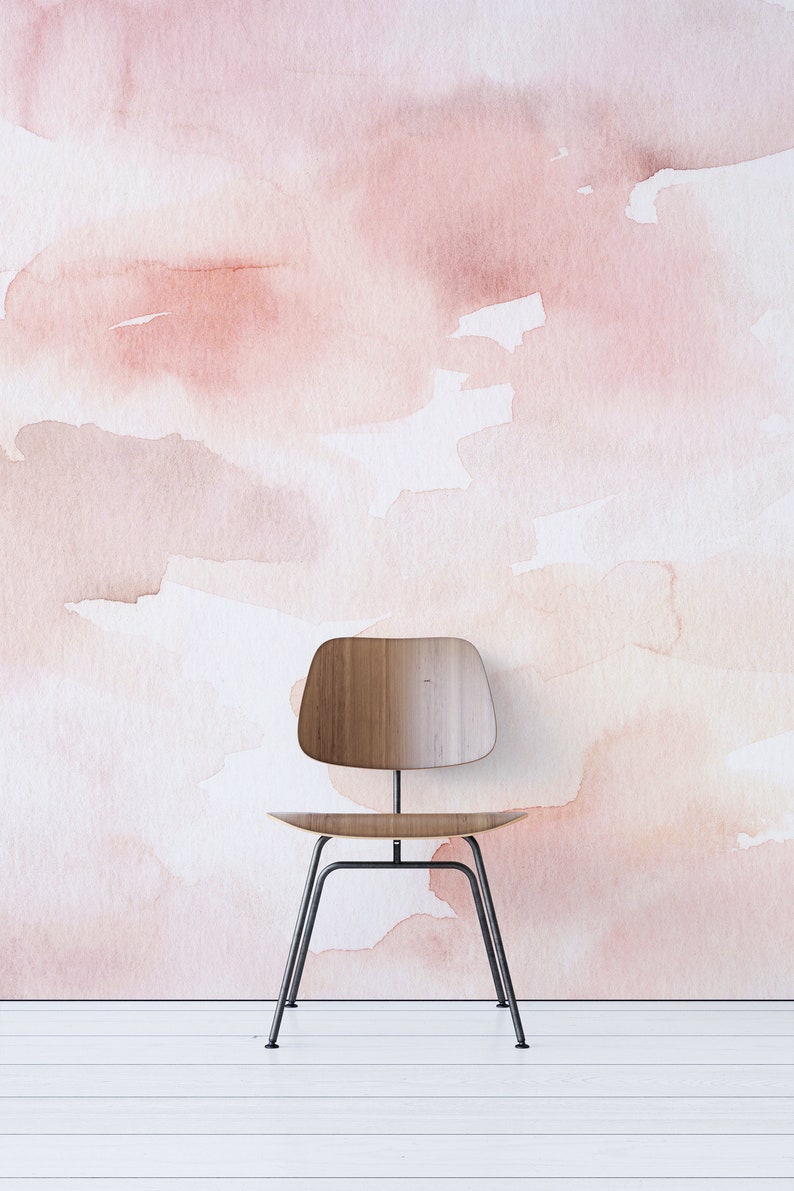 Watercolor wallpaper mural