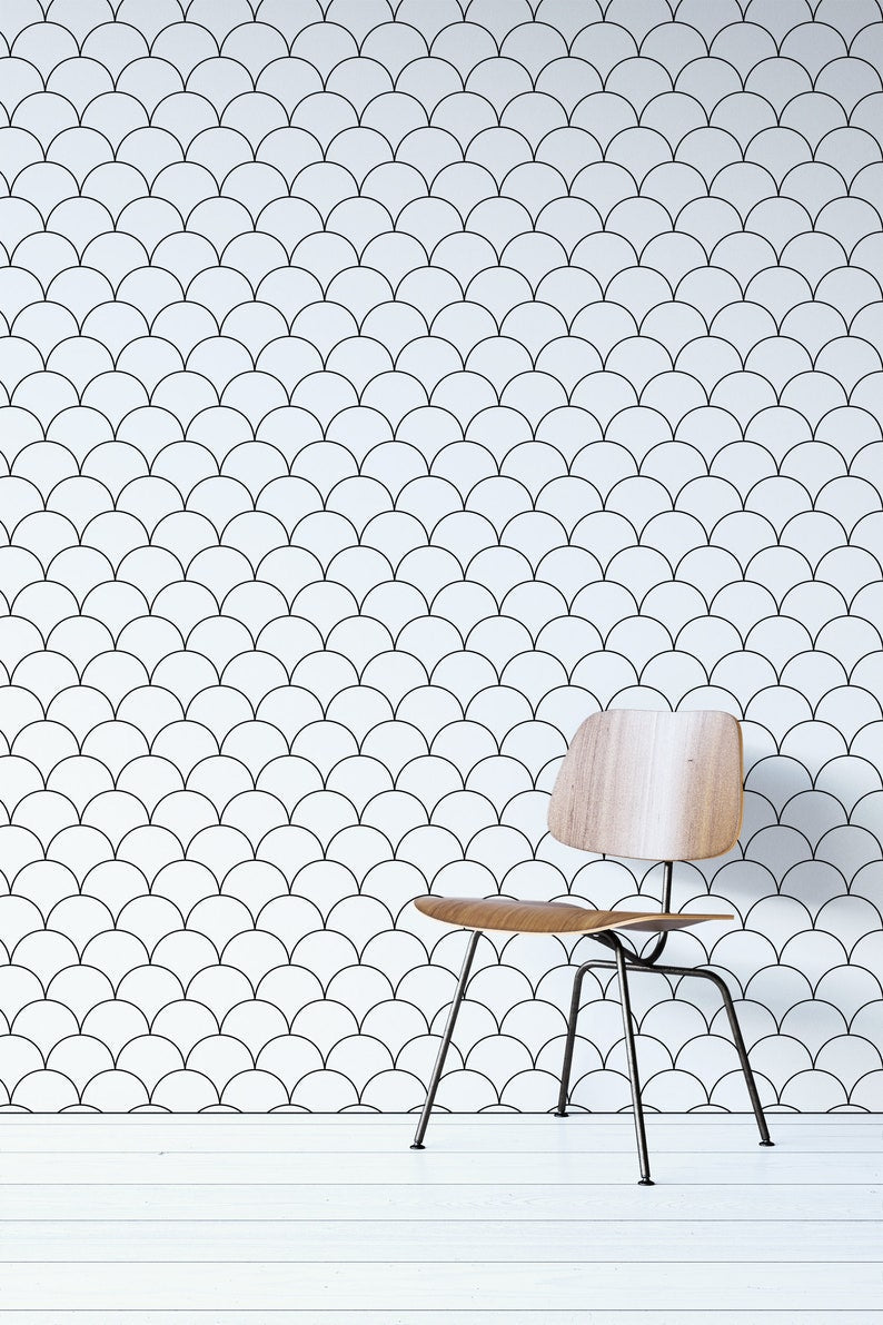 Scallop Removable Wallpaper