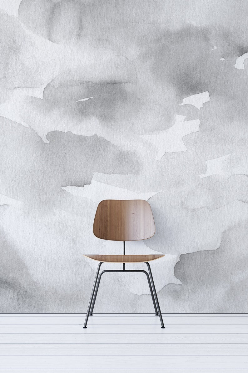 Grey watercolor wallpaper