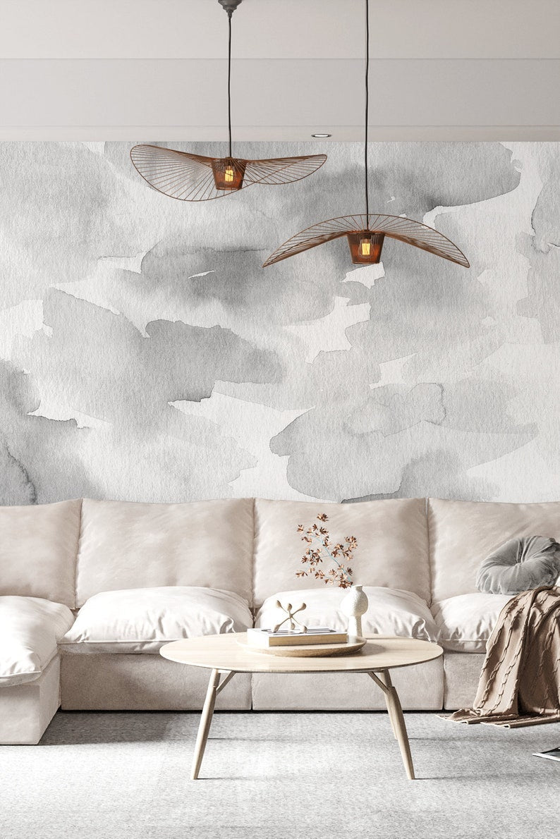 Grey watercolor wallpaper