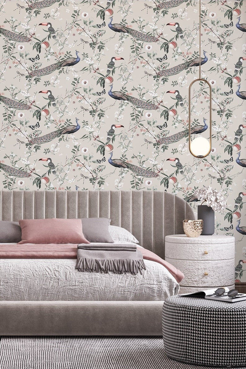 Pink Peel And Stick Wallpaper