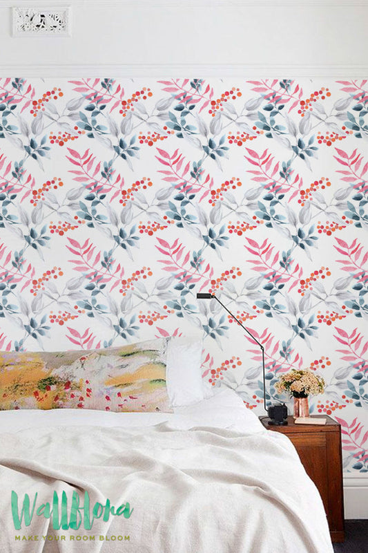 Watercolor Botanical Removable Wallpaper